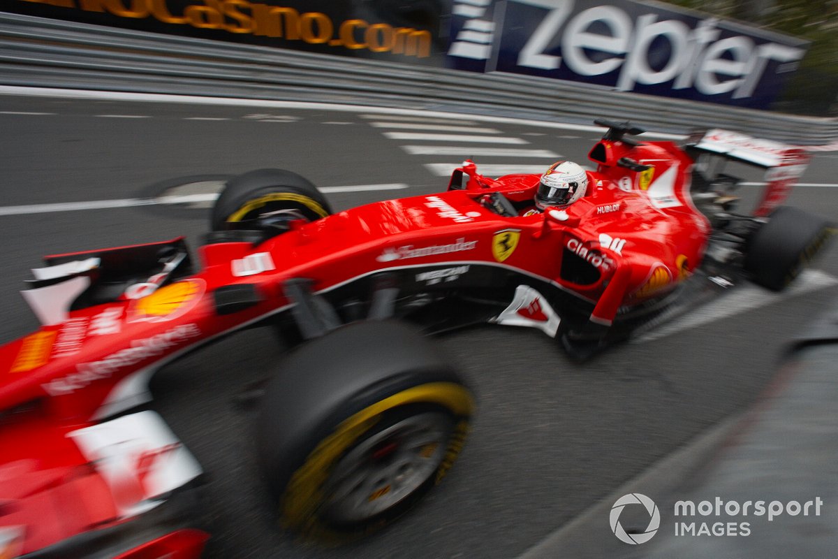 Effet rétro avec une grande visière, GP de Monaco 2015