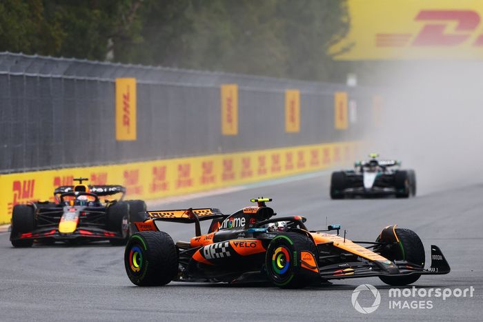 Lando Norris, McLaren, Max Verstappen, Red Bull Racing, Andrea Kimi Antonelli, Mercedes