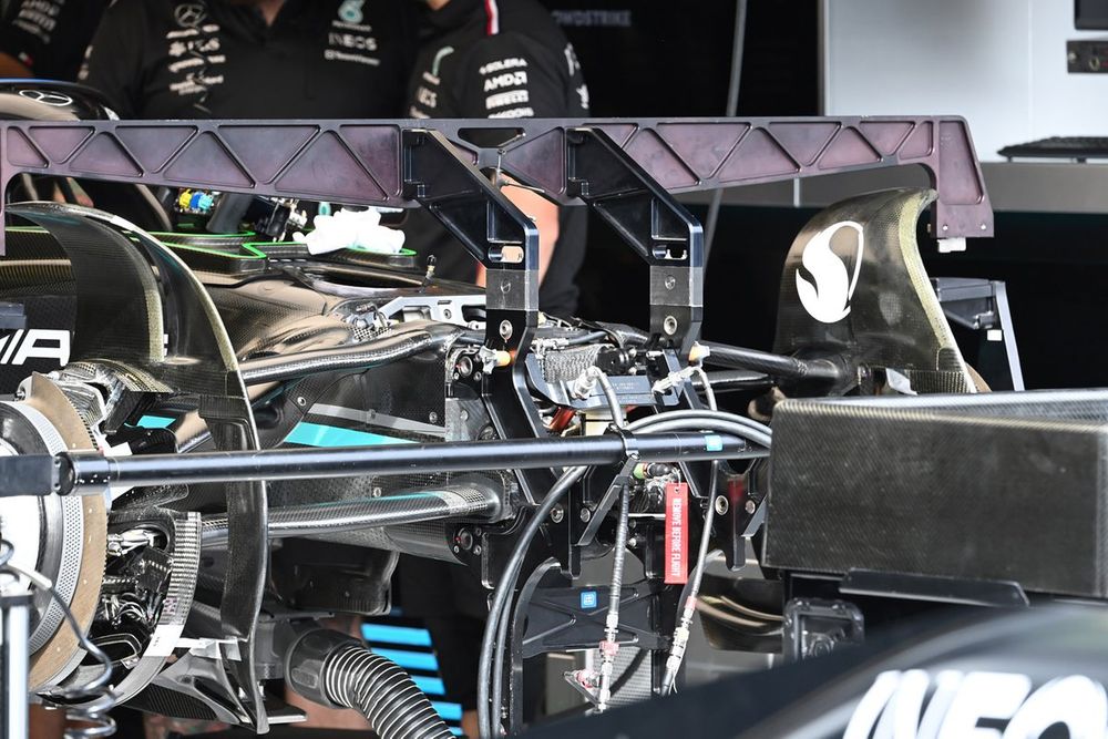 Detalles técnicos del Mercedes W14