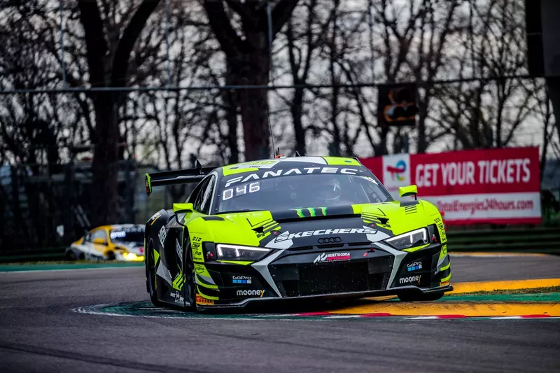 #46 Team WRT Audi R8 LMS evo II GT3: Nico Müller, Frédéric Vervisch, Valentino Rossi