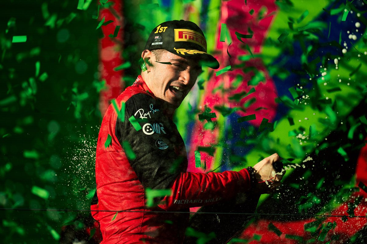 "Vettel için emeklilik vakti geldi" 1 Formula 1 Haberleri - F1 Puan Durumu Race winner Charles Leclerc, Ferrari