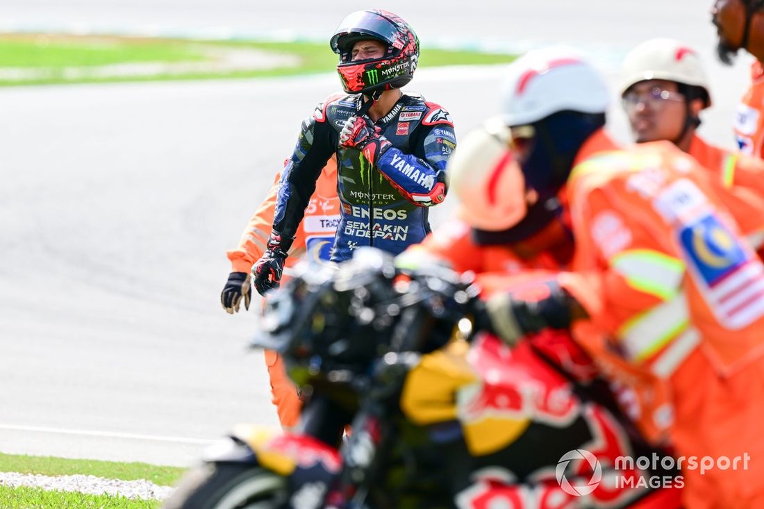Fabio Quartararo, Yamaha Factory Racing acidente