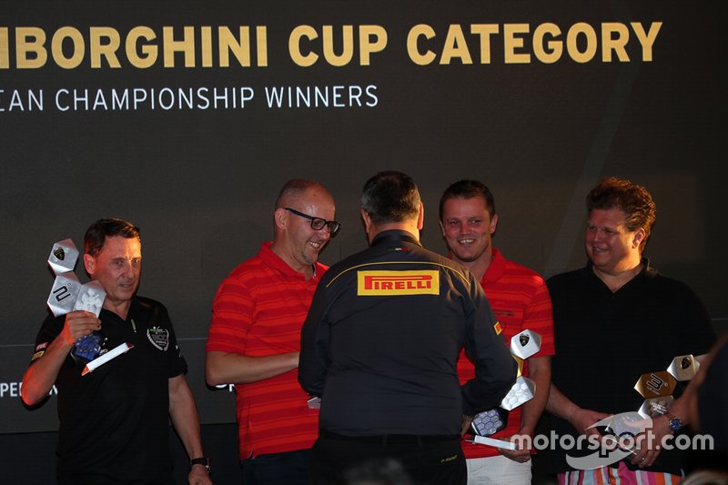 Premiazioni Lamborghini Super Trofeo 2019
