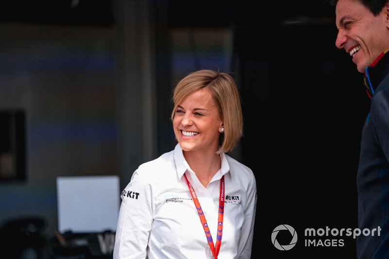 Susie Wolff, Team Principal, Venturi con il marito Toto Wolff, Team Principal del Mercedes AMG F1 Team