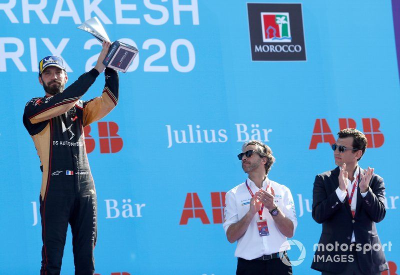 Podio: tercer lugar Jean-Eric Vergne, DS Techeetah