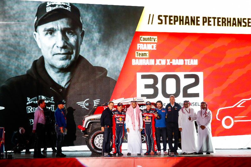 #302 JCW X-Raid Team: Stephane Peterhansel, Paulo Fiuza