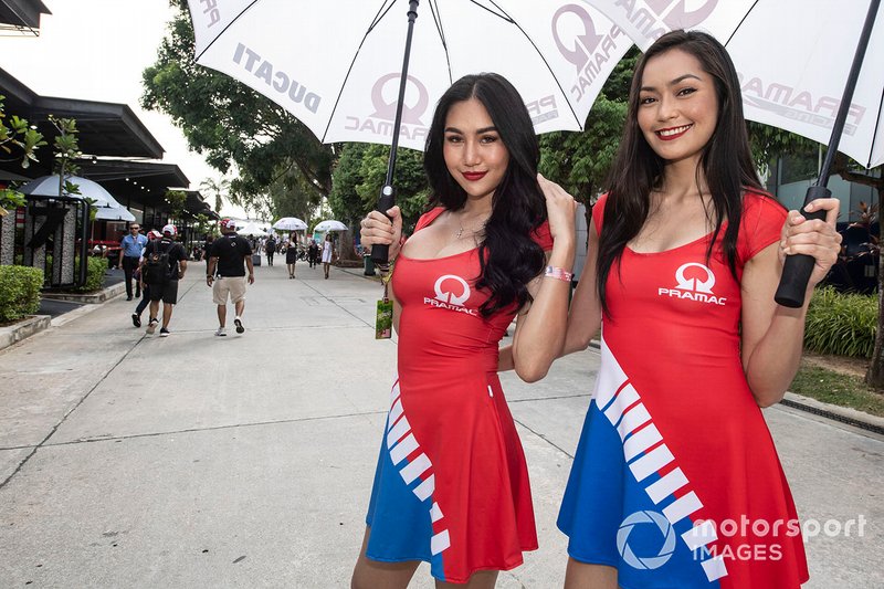 Грид-герлз команды Pramac Ducati
