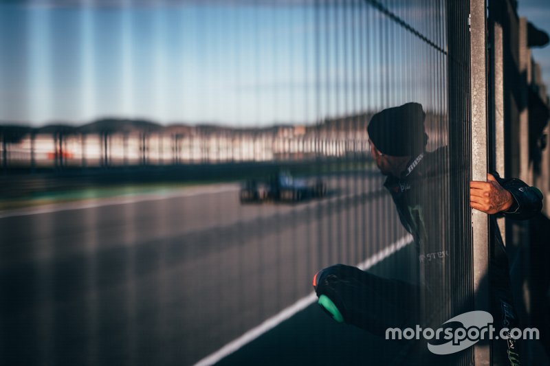 Lewis Hamilton, Valentino Rossi, Mercedes-AMG F1 W08