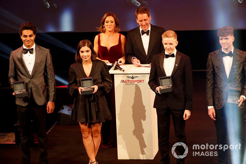 Enaam Ahmed, Jamie Chadwick, Johnathan Hoggard y Ayrton Simmons