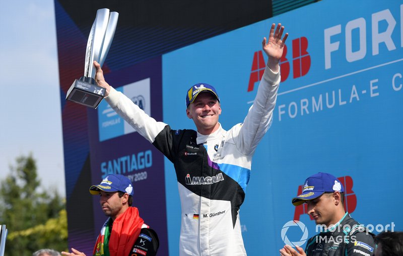 Podio: ganador de la carrera Maximilian Günther, BMW I Andretti Motorsports