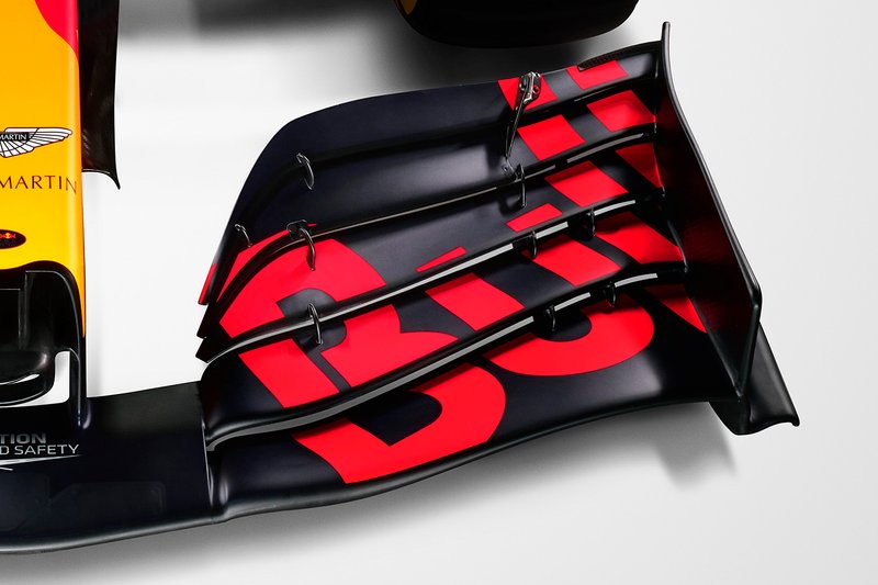 Red Bull Racing RB16, dettaglio dell'ala anteriore