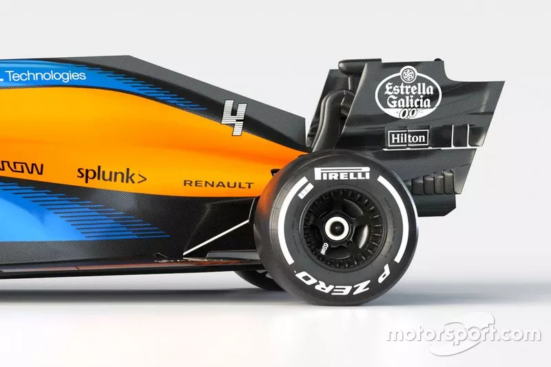 McLaren MCL35 rear detail