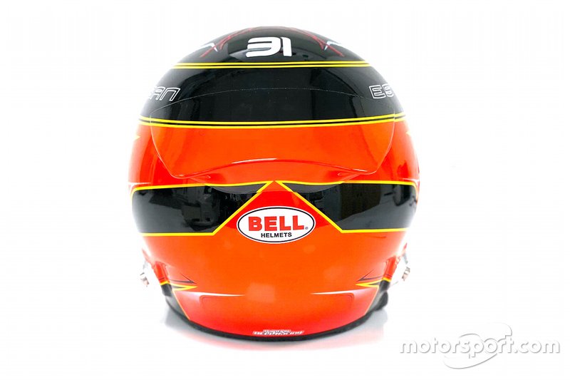 Le casque d'Esteban Ocon, Renault F1 Team