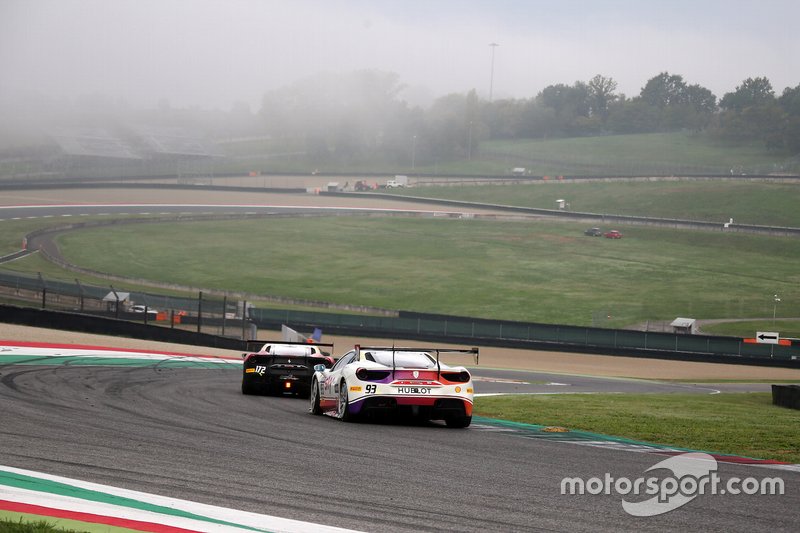 #172 Ferrari 488 Challenge, Rossocorsa - Pellin Racing: Giuseppe Ramelli e #93 Ferrari 488 Challenge, HR Owen: Chris Froggatt