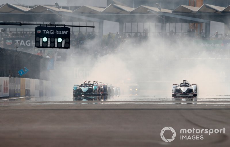 Mitch Evans, Jaguar Racing, Jaguar I-Type 4, Andre Lotterer, Porsche, Porsche 99x Electric al inicio