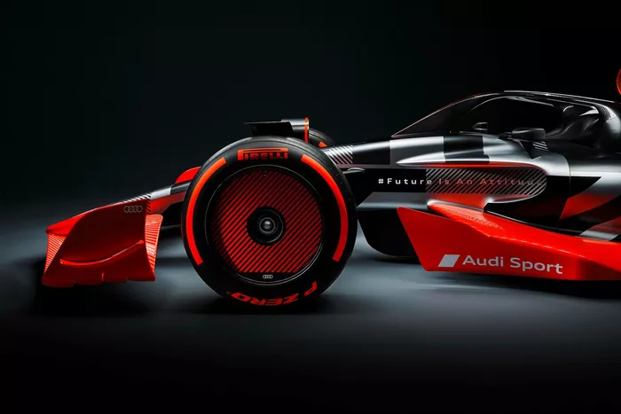 El concept de un coche de F1 que presentó Audi