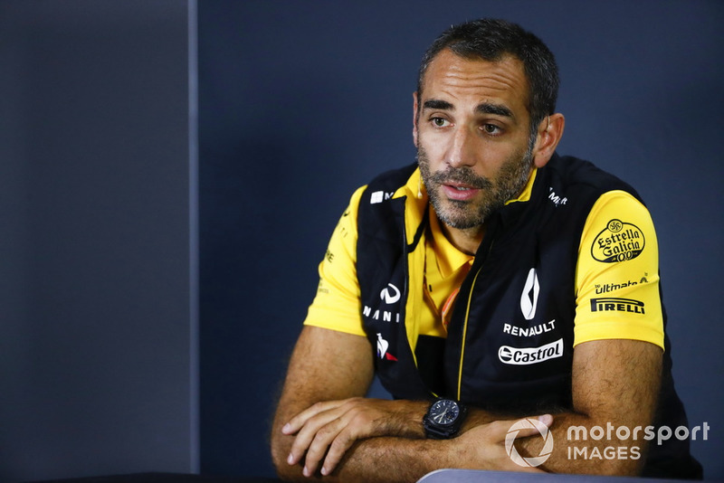 Cyril Abiteboul, Managing Director, Renault Sport F1 Team, in conferenza stampa