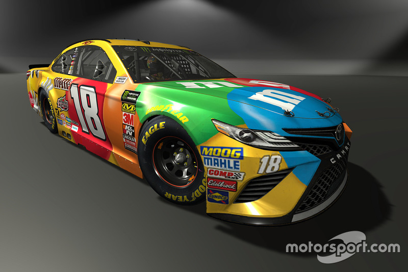 Kyle Busch, Joe Gibbs Racing, Toyota Camry - NASCAR Heat 3 skin