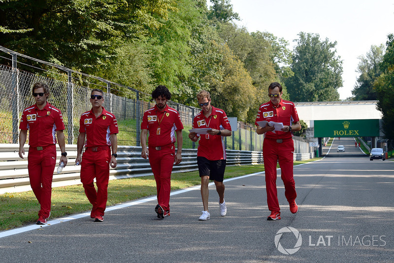 Ознакомление с трассой: Себастьян Феттель, Ferrari