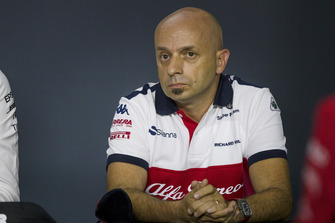 Simone Resta, Sauber F1 Team Designer in the Press Conference