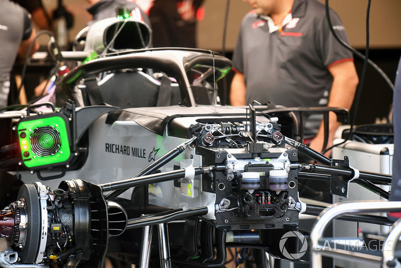 Haas F1 Team VF-18 chassis detail