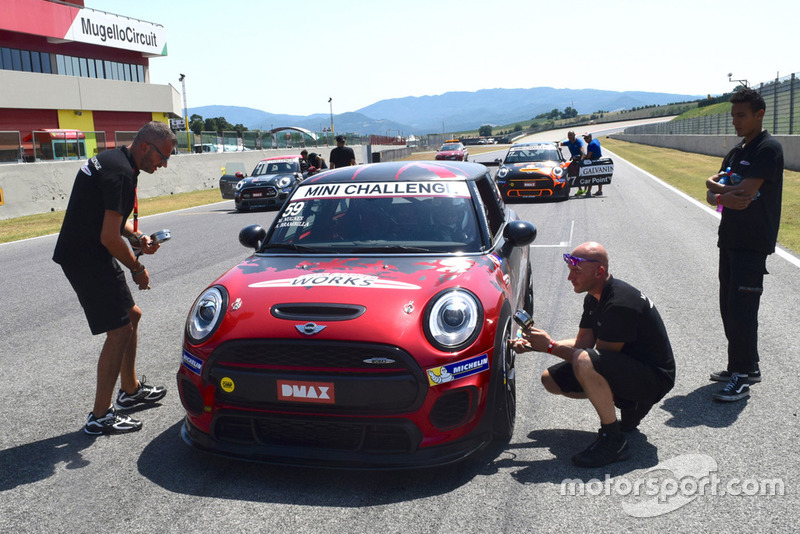 Matteo Nugnes, Mini John Cooper Works Lite, Mini Italia, in griglia di partenza
