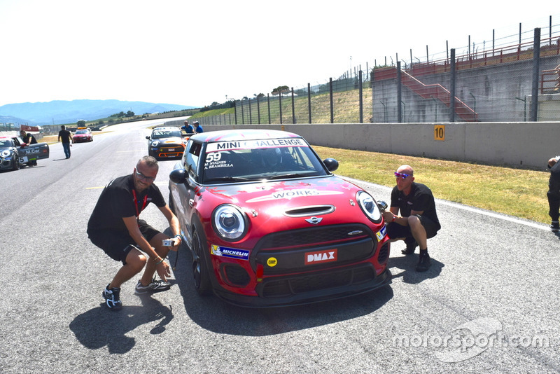 Matteo Nugnes, Mini John Cooper Works Lite, Mini Italia, in griglia di partenza