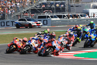 Jorge Lorenzo, Ducati Team leidt na de start