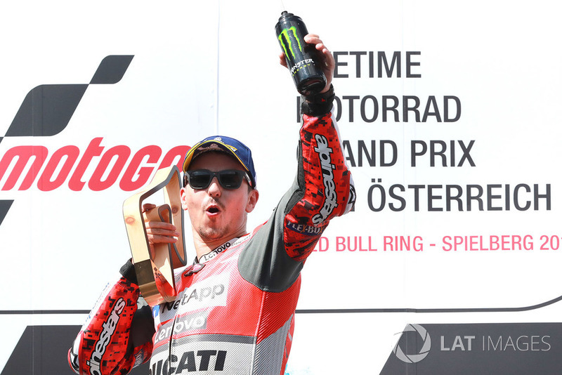 Race winner Jorge Lorenzo, Ducati Team