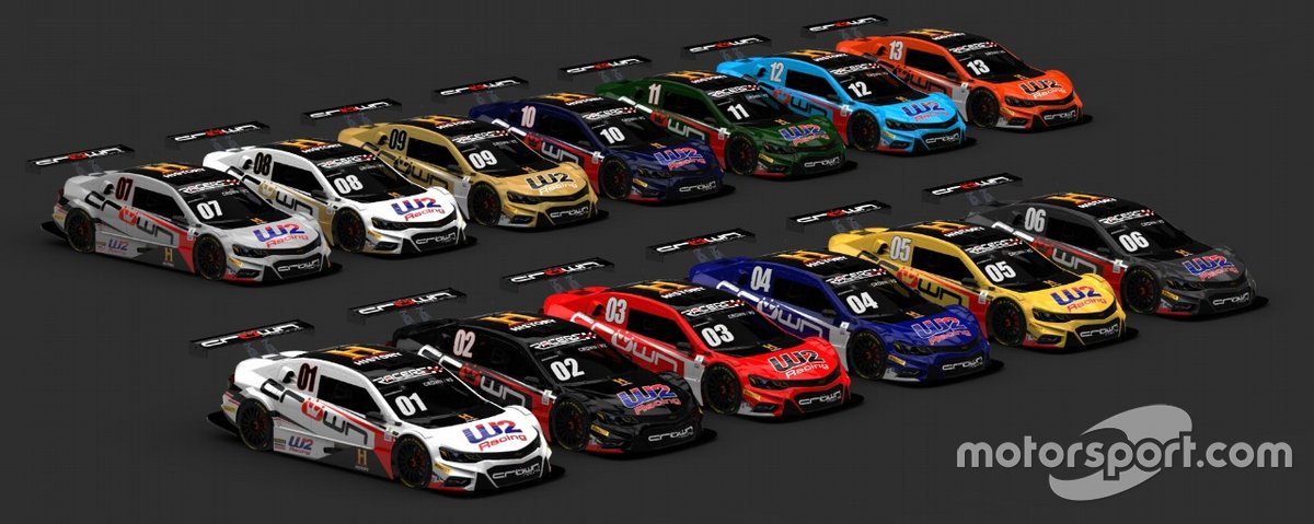 Carros para a seletiva Crown e W2 Racing no Automobilista