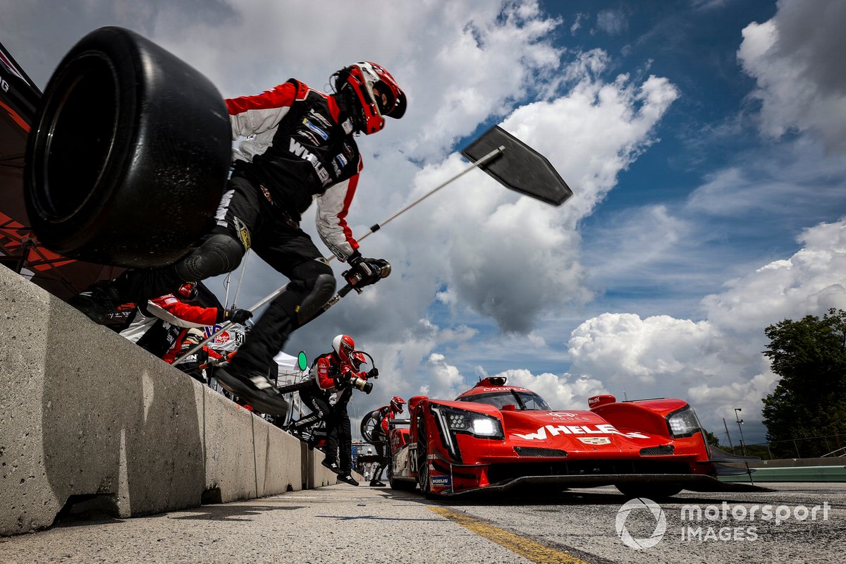 #31 Whelen Engineering Racing Cadillac DPi, DPi: Pipo Derani, Felipe Nasr, pit stop