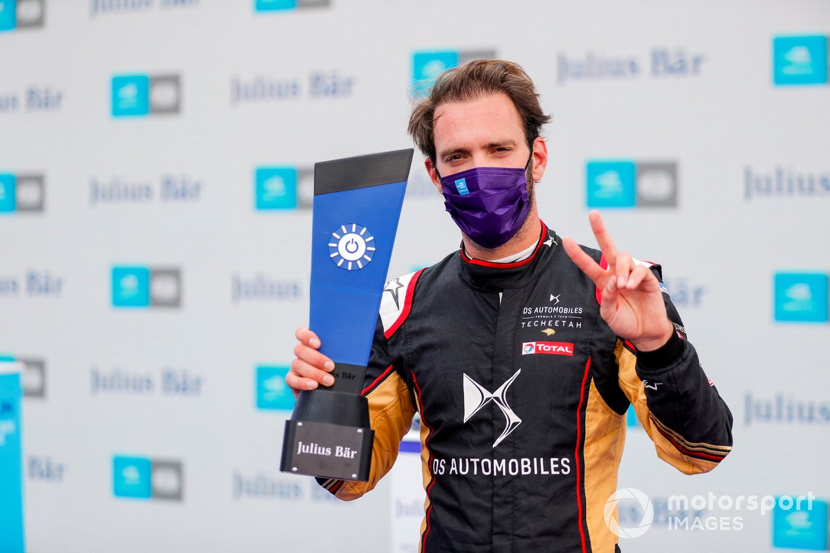 Ganador de la pole Jean-Eric Vergne, DS Techeetah