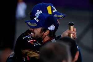 Antonio Felix da Costa, DS Techeetah and Jean-Eric Vergne celebrate 