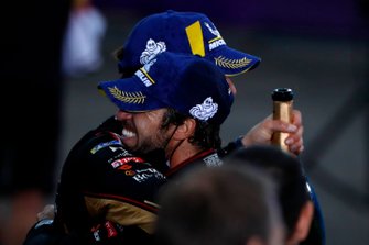 Antonio Felix da Costa, DS Techeetah and Jean-Eric Vergne celebrate