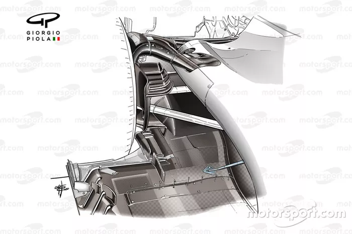 Haas F1 Team VF-20 diffuser