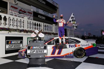 Race Winner Denny Hamlin, Joe Gibbs Racing, Toyota Camry