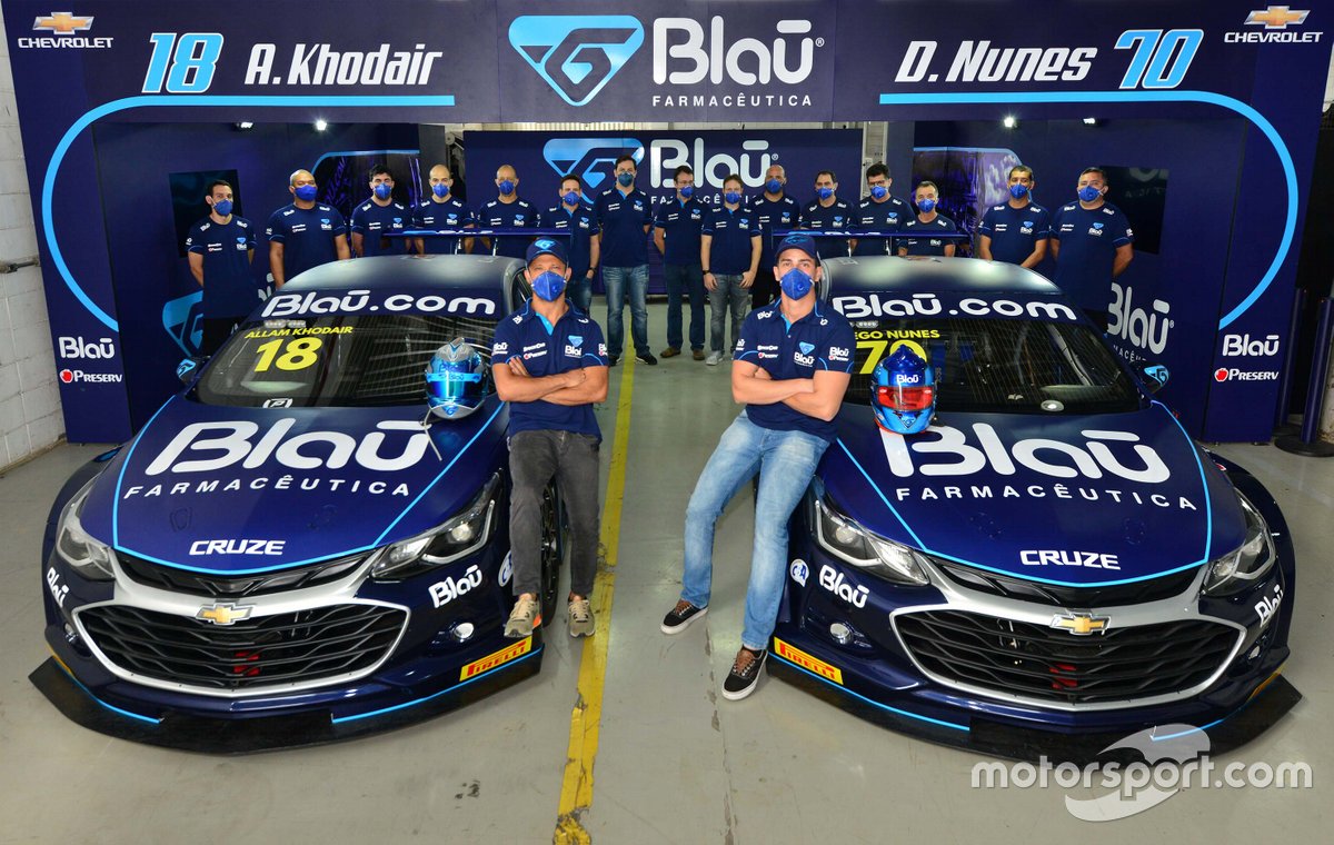 Apresentação dos novos carros da Blau Motorsport