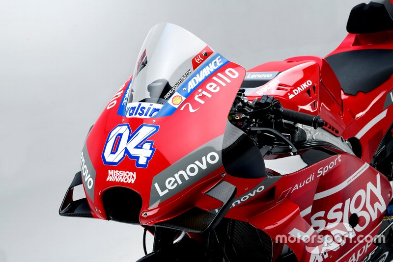 Detalles de la Ducati Desmosedici GP19