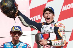 Podium: race winner Marc Marquez, Repsol Honda Team