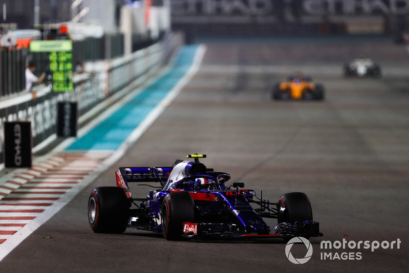 Gasly maakt zich erg druk bij zijn opgave