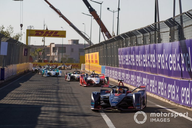 Robin Frijns, Envision Virgin Racing, Audi e-tron FE05, Jérôme d'Ambrosio, Mahindra Racing, M5 Electro