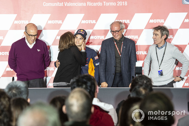 Dani Pedrosa, Repsol Honda Team with his parents