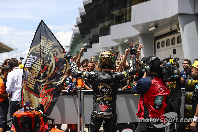 Le Champion du monde Moto2, Francesco Bagnaia, Sky Racing Team VR46