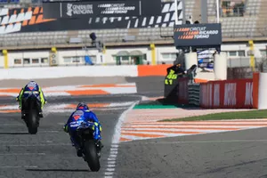 Valentino Rossi, Yamaha Factory Racing, Alex Rins, Team Suzuki MotoGP