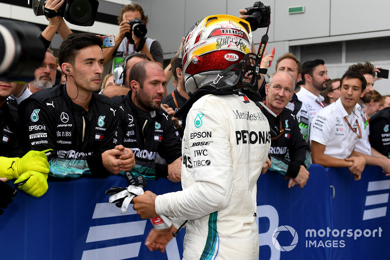 Pemenang balapan, Lewis Hamilton, Mercedes AMG F1