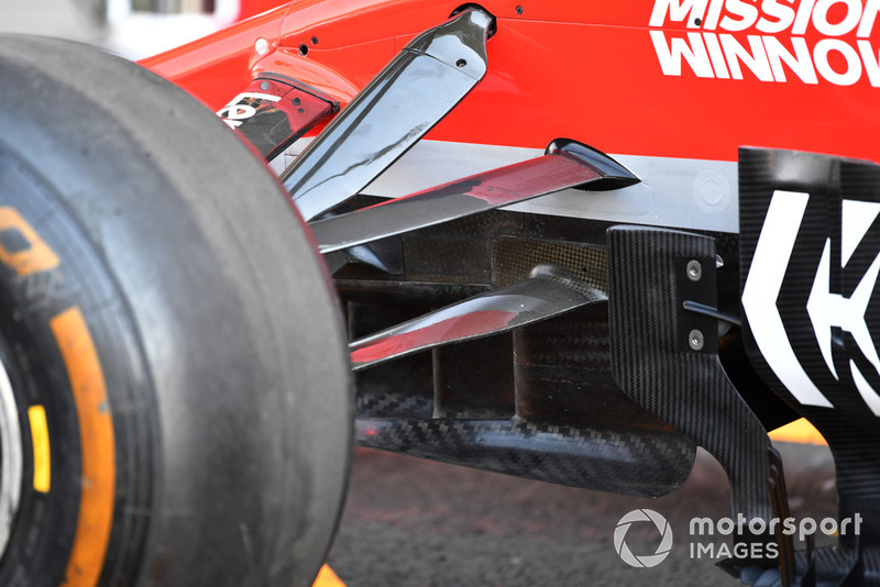 A look at Ferrari’s turning vanes which were introduced as part of a larger update package for the Russian Grand Prix.