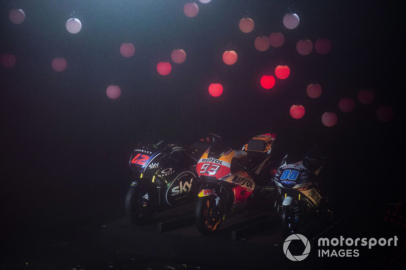 Francesco Bagnaia, Sky Racing Team VR46, Marc Marquez, Repsol Honda Team, Jorge Martin, Del Conca Gresini Racing, bikes