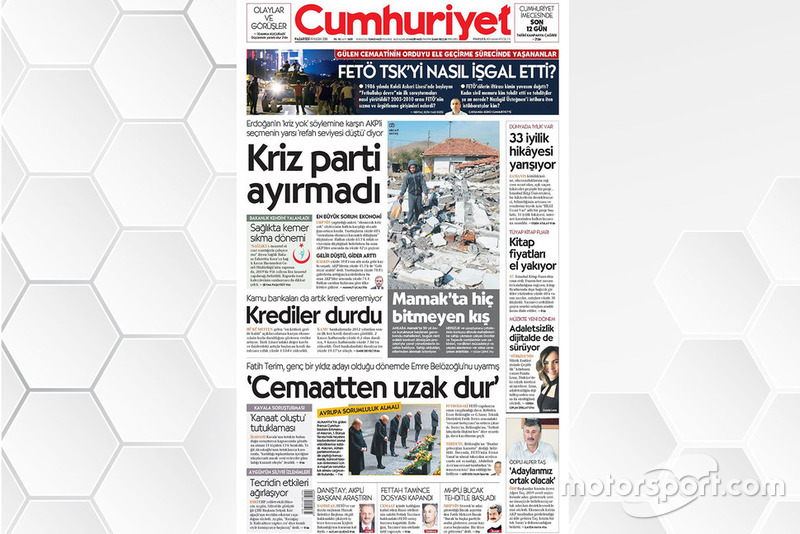 19 Kasım 2018 - Can Öncü haberini gazeteler nasıl gördü?