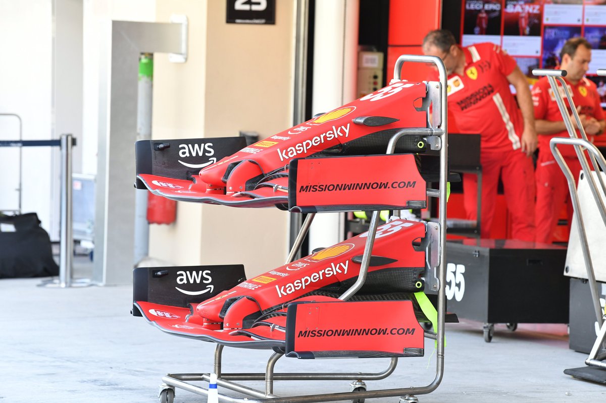 Alerón delantero del Ferrari SF21