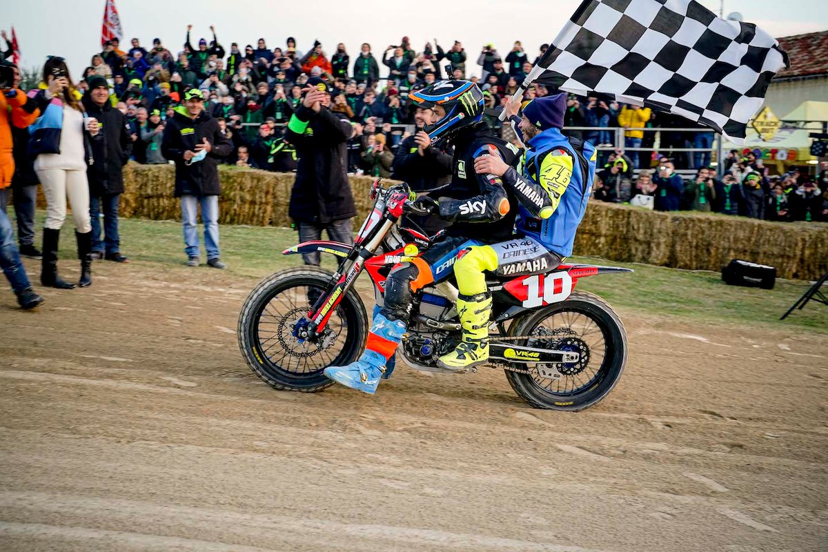 Valentino Rossi e Luca Marini